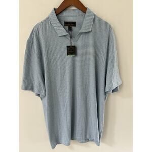 Jos. A. Bank Reserve XXL Mens Striped Polo Shirt Tailored Fit 100% Cotton New